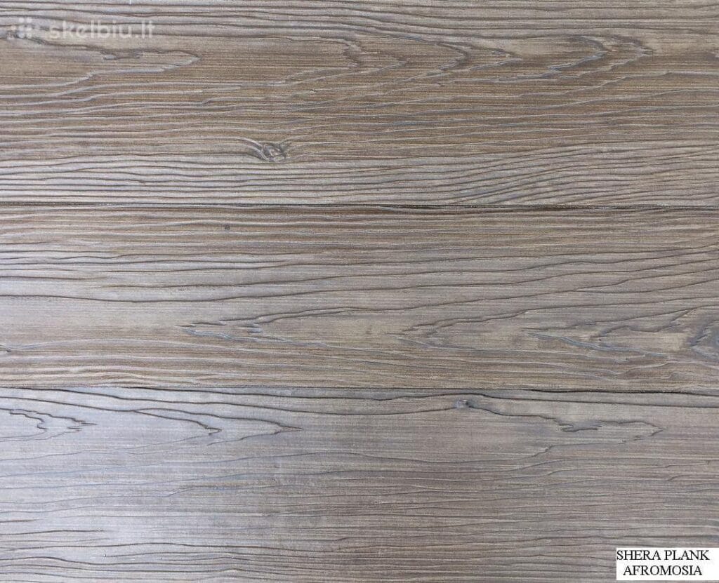 Shera Plank Afromosia spalvos faktūra
