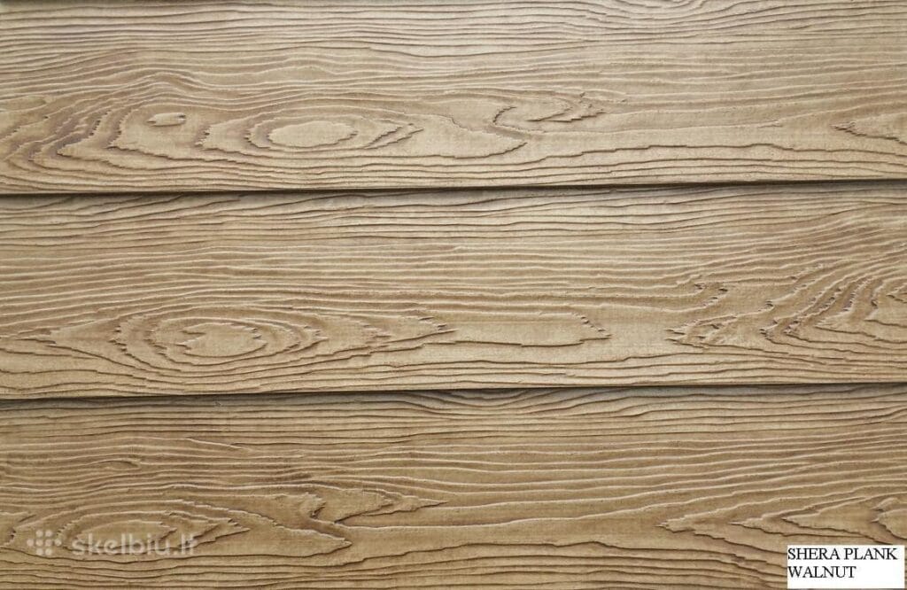Shera Plank Walnut spalvos faktūra